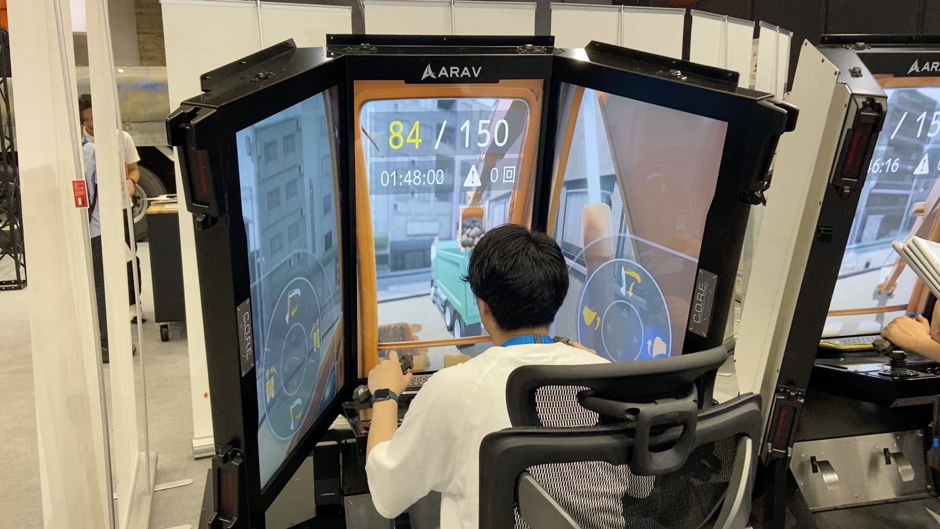 Development of a Construction Machinery Simulator