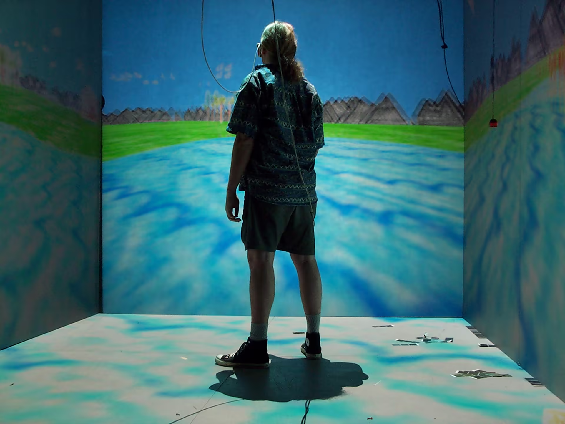 A man experiencing CAVE